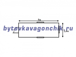 Металлический вагончик для КПП на строительный объект